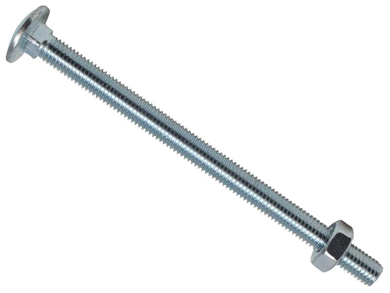 MEMCSX10150 - Cup Square Hex Bolt & Nut ZP M10 x 150mm Box 10