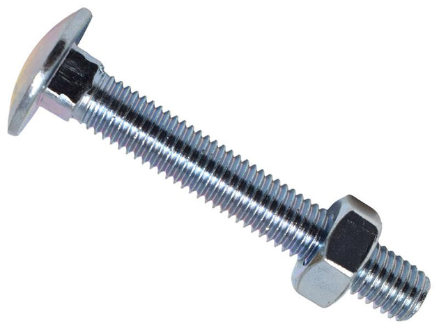 MEMCSX1070 - Cup Square Hex Bolt & Nut ZP M10 x 70mm Box 25