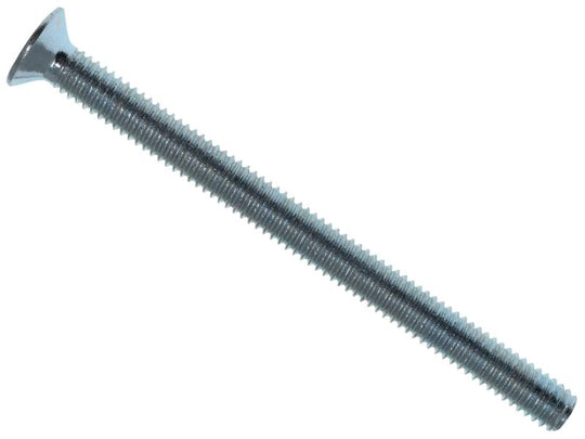 MEMMSCSK0450 - Machine Screw Pozi Compatible CSK ZP M4 x 50mm Box 25
