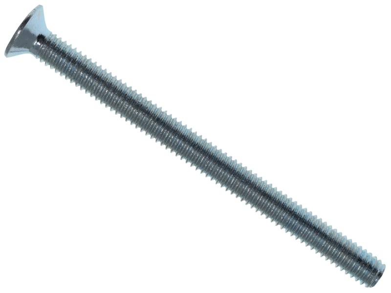 MEMMSCSK0450 - Machine Screw Pozi Compatible CSK ZP M4 x 50mm Box 25