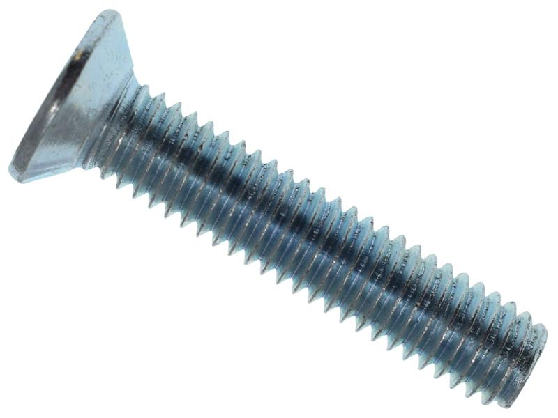 MEMMSCSK0630 - Machine Screw Pozi Compatible CSK ZP M6 x 30mm Box 25