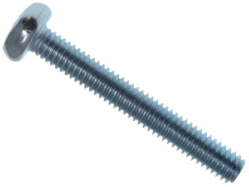 MEMMSPAN0430 - Machine Screw Pozi Compatible Pan Head ZP M4 x 30mm Box 25