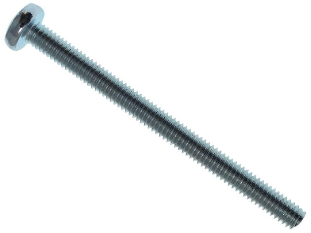 MEMMSPAN0450 - Machine Screw Pozi Compatible Pan Head ZP M4 x 50mm Box 25