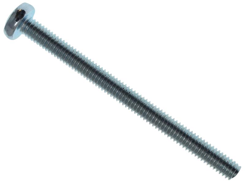 MEMMSPAN0450 - Machine Screw Pozi Compatible Pan Head ZP M4 x 50mm Box 25