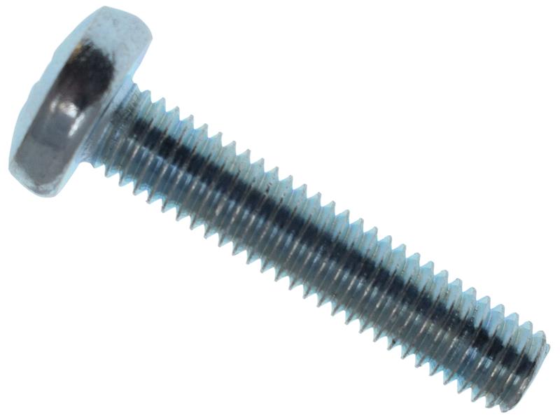 MEMMSPAN0525 - Machine Screw Pozi Compatible Pan Head ZP M5 x 25mm Box 25