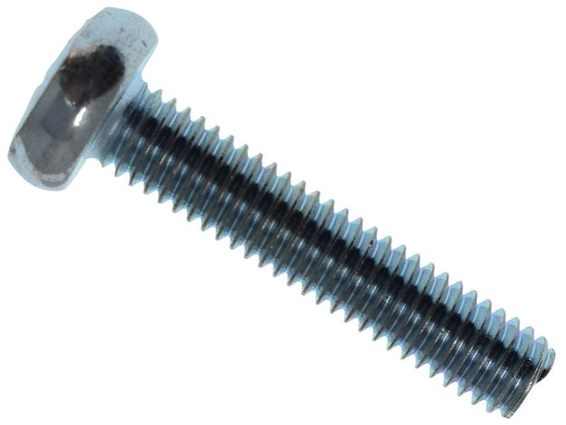 MEMMSPAN0630 - Machine Screw Pozi Compatible Pan Head ZP M6 x 30mm Box 25