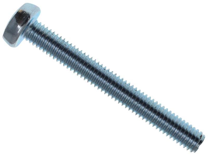 MEMMSPAN0650 - Machine Screw Pozi Compatible Pan Head ZP M6 x 50mm Box 25
