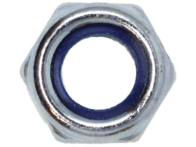 MEMNYLOCP08 - Type P Nylon Insert Nut ZP M8 (Box 100)
