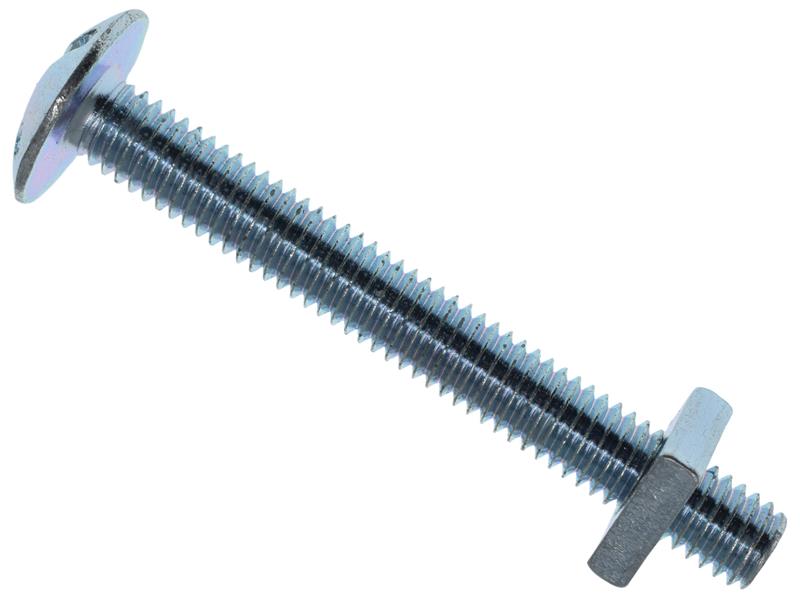MEMRBN0650 - Roofing Bolt & Nut ZP M6 x 50mm (Box 25)