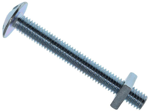 MEMRBN0650 - Roofing Bolt & Nut ZP M6 x 50mm (Box 25)