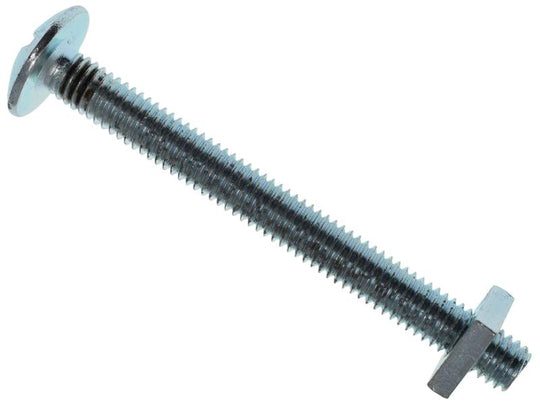 MEMRBN0660 - Roofing Bolt & Nut ZP M6 x 60mm (Box 25)