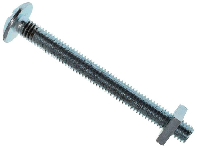 MEMRBN0660 - Roofing Bolt & Nut ZP M6 x 60mm (Box 25)