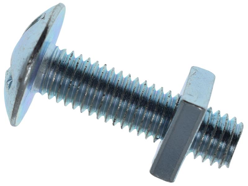 MEMRBN0830 - Roofing Bolt & Nut ZP M8 x 30mm (Box 25)