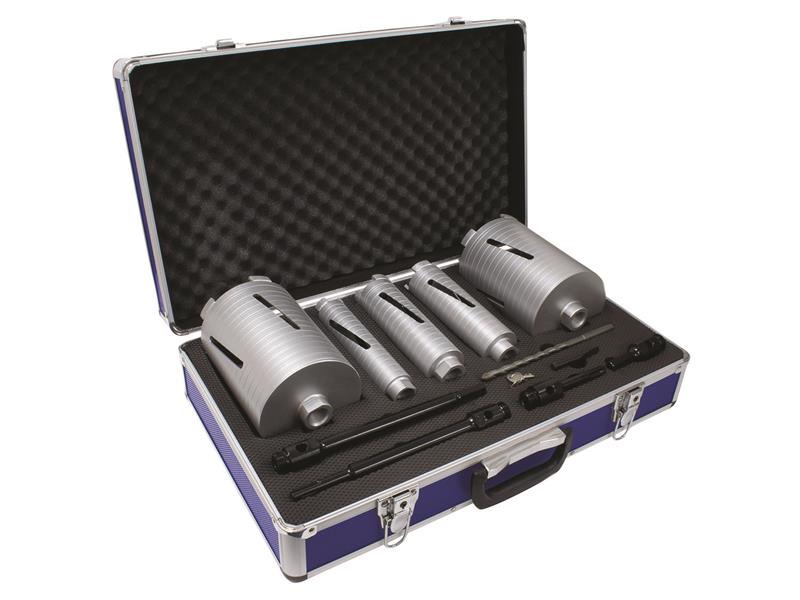 MEXA10DCK11 - Slotted Dry Core Drill X90 Grade Kit, 11 Piece
