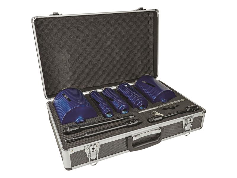 MEXA11DCDK11 - Slotted Dry Core Drill XCEL Grade Kit, 11 Piece