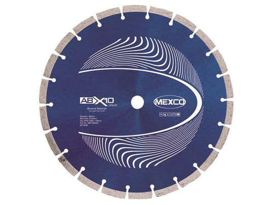 MEXABX10300 - Abrasive Materials X10 Grade Diamond Blade 300 x 20mm
