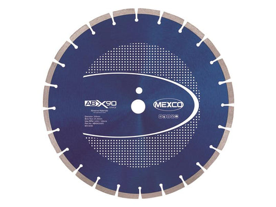 MEXABX903505 - Abrasive Materials X90 Grade Diamond Blade 350 x 25mm
