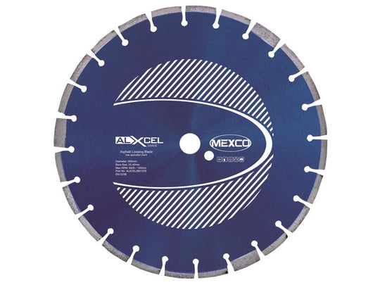 MEXALXL35012 - Asphalt Looping Diamond Blade 350 x 25.4mm x 12mm Width