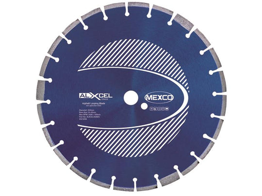 MEXALXL3508 - Asphalt Looping Diamond Blade 350 x 25.4mm x 8mm Width