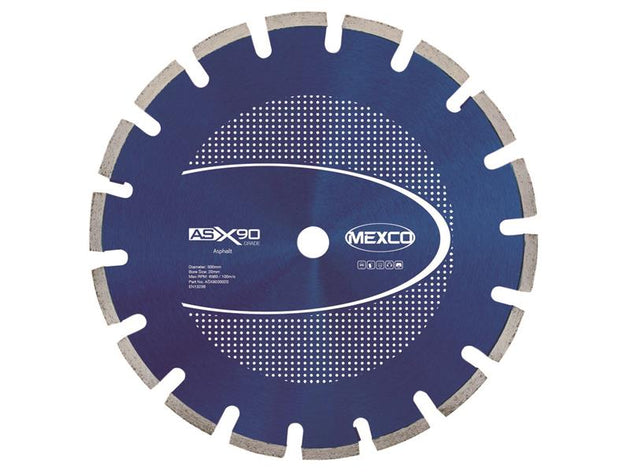 MEXASX90300 - Asphalt X90 Grade Diamond Blade 300 x 20mm
