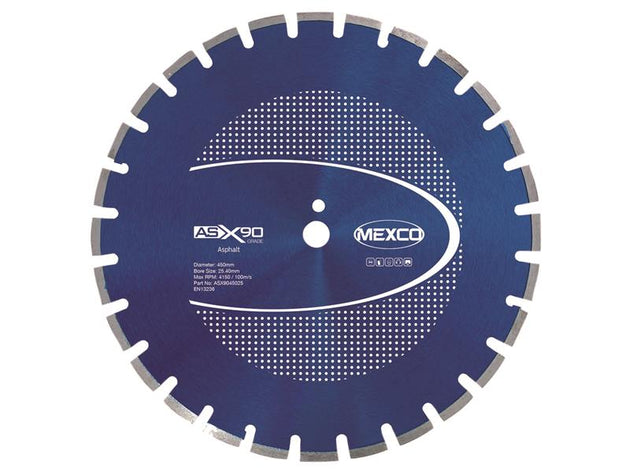 MEXASX90450 - Asphalt X90 Grade Diamond Blade 450 x 25mm