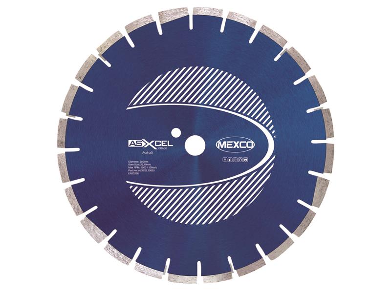 MEXASXL35025 - Asphalt XCEL Grade Diamond Blade 350 x 25.4mm
