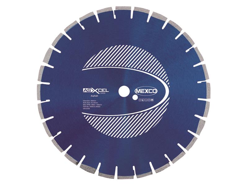 MEXASXL40025 - Asphalt XCEL Grade Diamond Blade 400 x 25.4mm