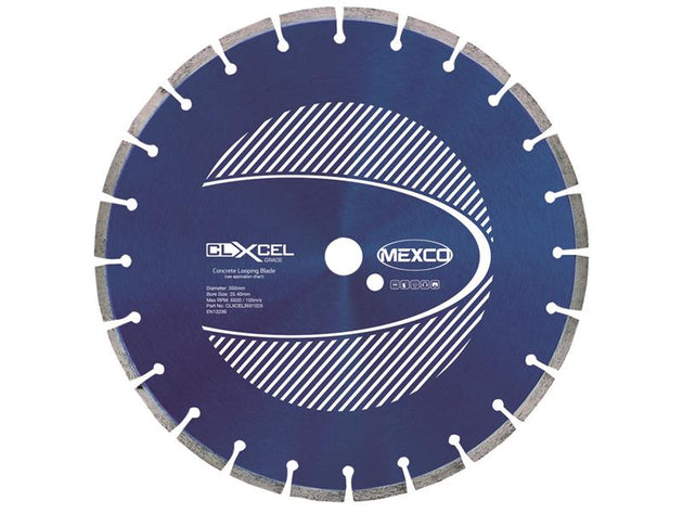 MEXCLXL35010 - Concrete Looping Diamond Blade 350 x 25.4mm x 10mm Width