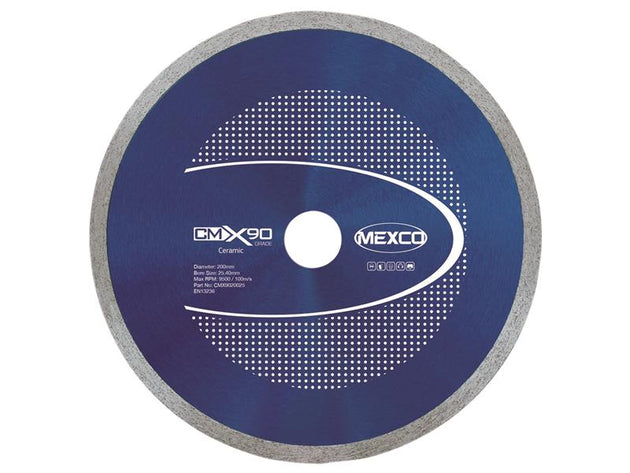 MEXCMX902005 - X90 Grade Ceramic Materials Diamond Blade 200 x 25.4mm