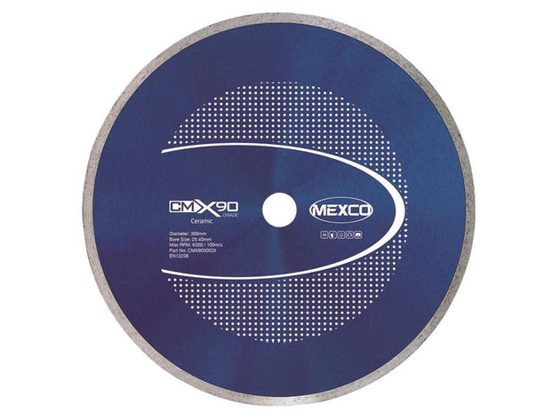 MEXCMX903005 - X90 Grade Ceramic Materials Diamond Blade 300 x 25.4mm