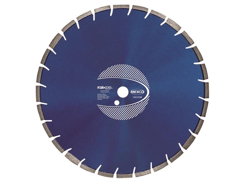 MEXDPXL40025 - XCEL Grade Dual Purpose Diamond Blade 400 x 25.4mm
