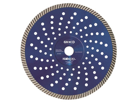MEXDTXL23022 - XCEL Grade Dual Purpose Turbo Diamond Blade 230 x 22mm