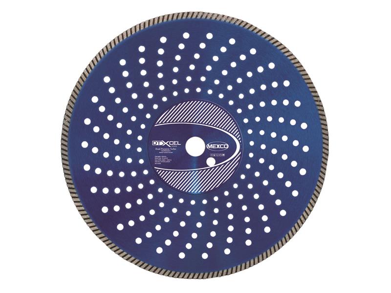 MEXDTXL35025 - XCEL Grade Dual Purpose Turbo Diamond Blade 350 x 25mm
