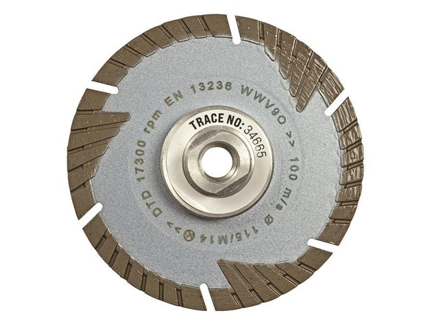 MEXFCXL115 - FCXCEL Grade Flush Cut Diamond Blade 115 x 22mm