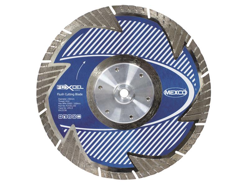MEXFCXL230 - FCXCEL Grade Flush Cut Diamond Blade 230 x 22mm