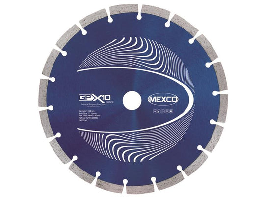 MEXGPX10230 - GPX10 Concrete Diamond Blade 230 x 22mm