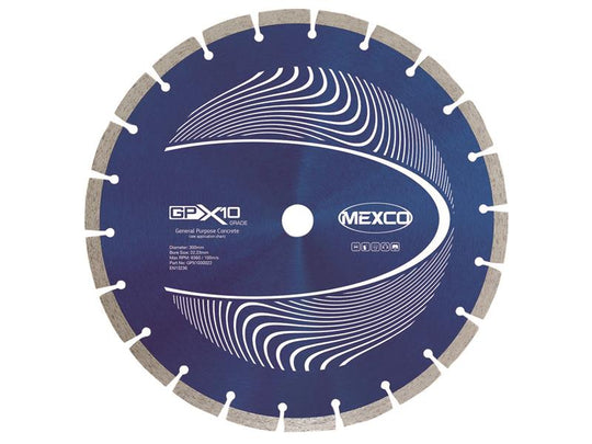 MEXGPX103002 - GPX10 Concrete Diamond Blade 300 x 22.23mm