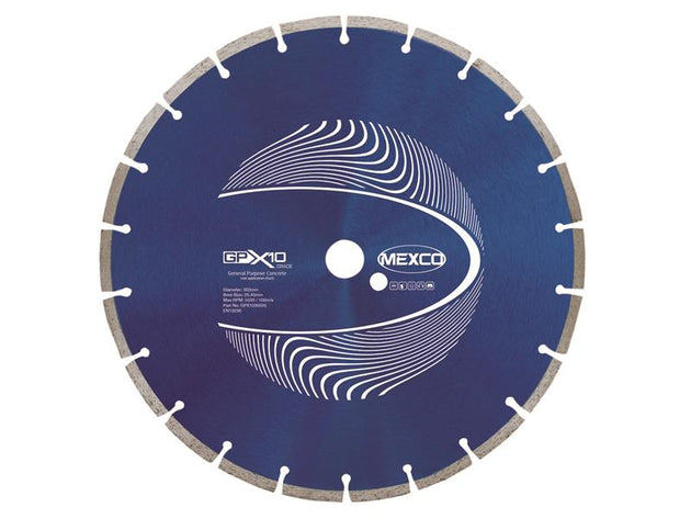 MEXGPX103505 - GPX10 Concrete Diamond Blade 350 x 25.4mm
