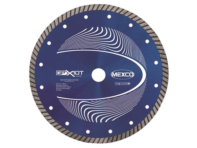 MEXGPX10T230 - GP Concrete Turbo Diamond Blade 230 x 22mm