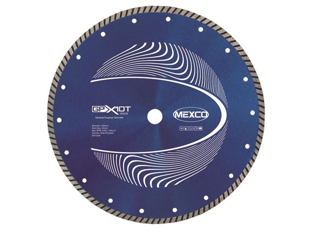 MEXGPX10T300 - GP Concrete Turbo Diamond Blade 300 x 20mm