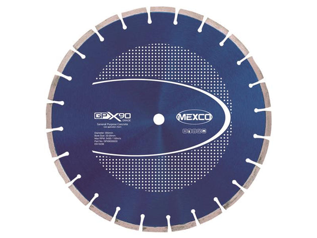 MEXGPX90350 - GPX90 Concrete Diamond Blade 350 x 20mm