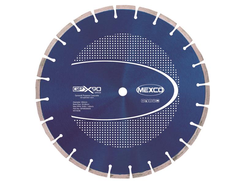 MEXGPX90350 - GPX90 Concrete Diamond Blade 350 x 20mm