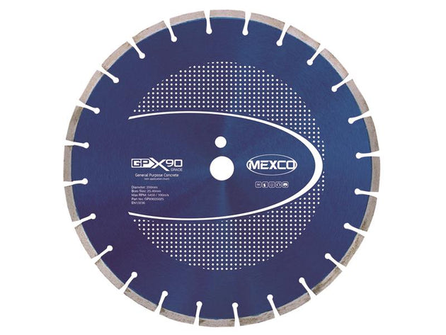 MEXGPX903505 - GPX90 Concrete Diamond Blade 350 x 25.4mm