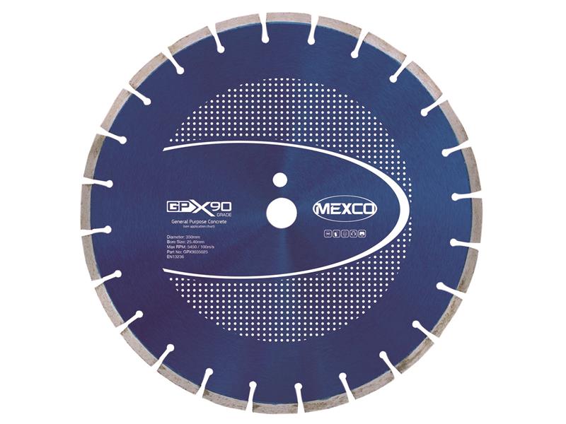 MEXGPX903505 - GPX90 Concrete Diamond Blade 350 x 25.4mm