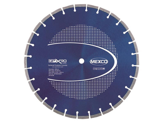 MEXGPX90400 - GPX90 Concrete Diamond Blade 400 x 20mm