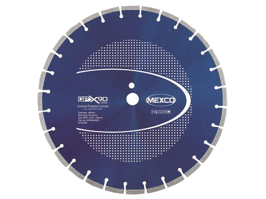 MEXGPX904005 - GPX90 Concrete Diamond Blade 400 x 25.4mm