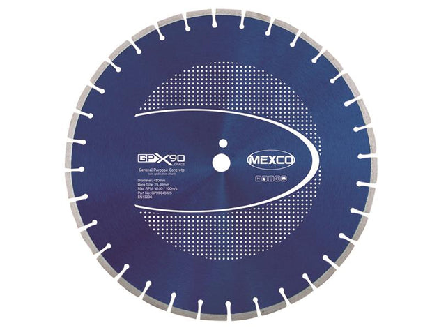 MEXGPX904505 - GPX90 Concrete Diamond Blade 450 x 25.4mm