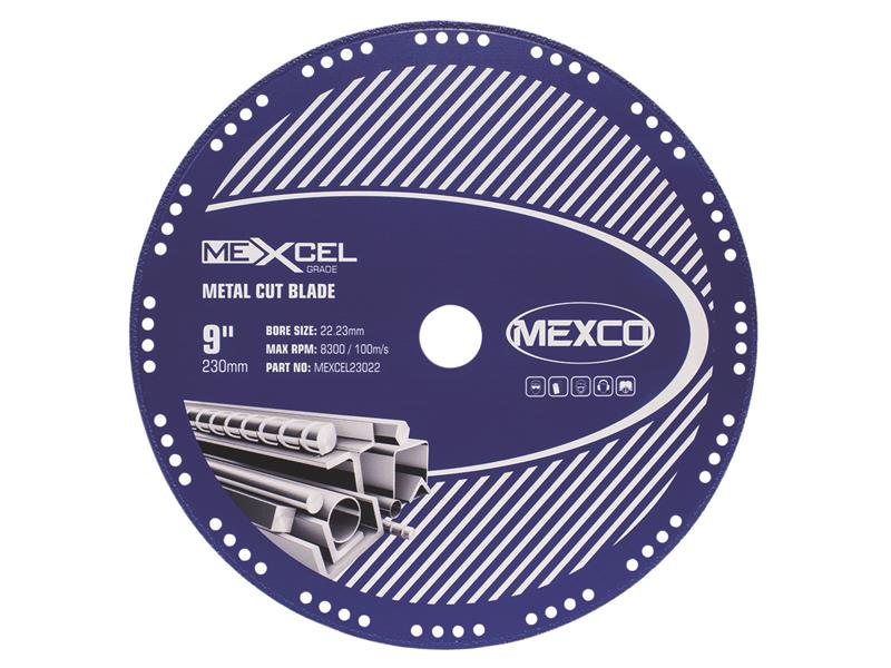 MEXMEXL230 - XCEL Grade Metal Cut Diamond Blade 230 x 22mm