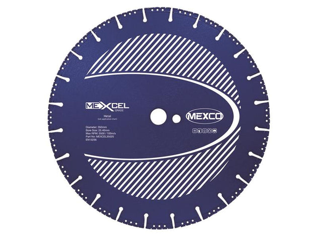 MEXMEXL350 - XCEL Grade Metal Cut Diamond Blade 350 x 25.4mm