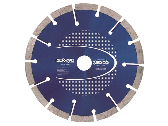 MEXMRX90180 - X90 Grade Mortar Raking Diamond Blade 180 x 22mm